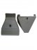 2473 & 2474 - 2 pc Dark Gray 7" Seat Cover